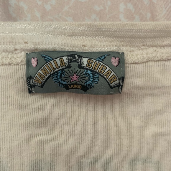 Vintage Print Shirt (Vanilla Sky Size L) - Picture 3 of 3